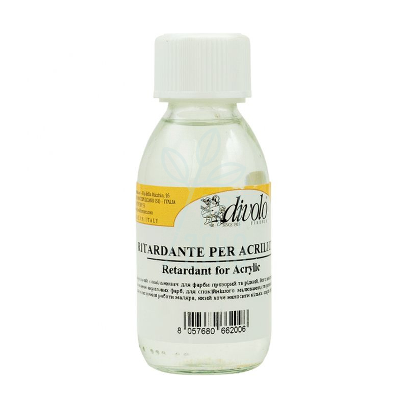 Сповільнювач висихання для акрилу, 125 мл, Divolo