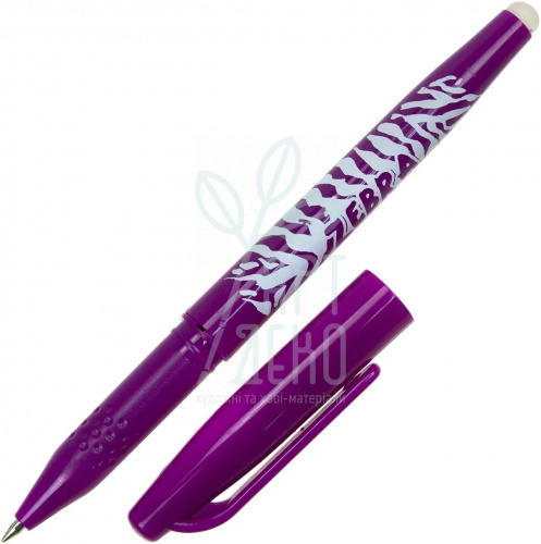 Ручка гелева Zebra "Пиши-Стирай", фіолетова, 0,5 мм, Hiper
