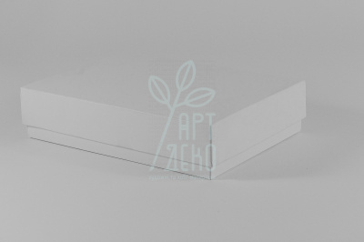 Коробка декоративна, біла "Фото", 17х14х4 см, Україна