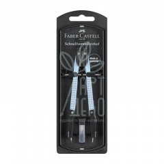 Циркуль Quick Set Compass, 340 мм, в футлярі, Faber-Castell
