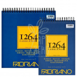 Альбом для рисунку 1264, спіраль, слонова кістка, 90 г/м2, 120 л., Fabriano