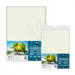 Набір паперу для акварелі Studio, пакет, середнє зерно, 220 г/м2, 1...