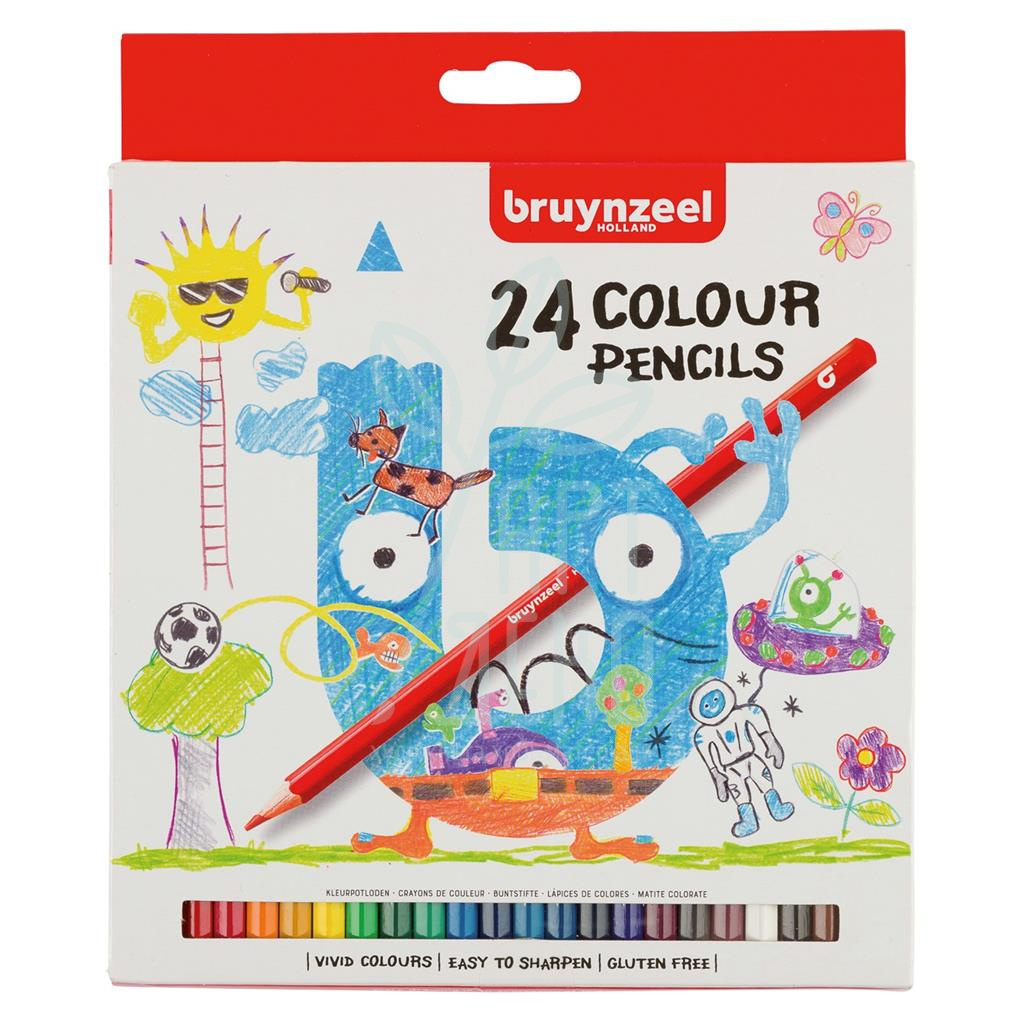 Набір олівців кольорових , 24 шт, Bruynzeel