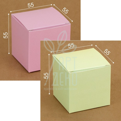 Коробка декоративна "Бонбоньєрка", 5,5х5,5х5,5 см, Україна