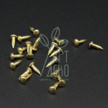 Цвяшки для шкатулок, колір світле золото, товсті, 2х8 мм, 10 г