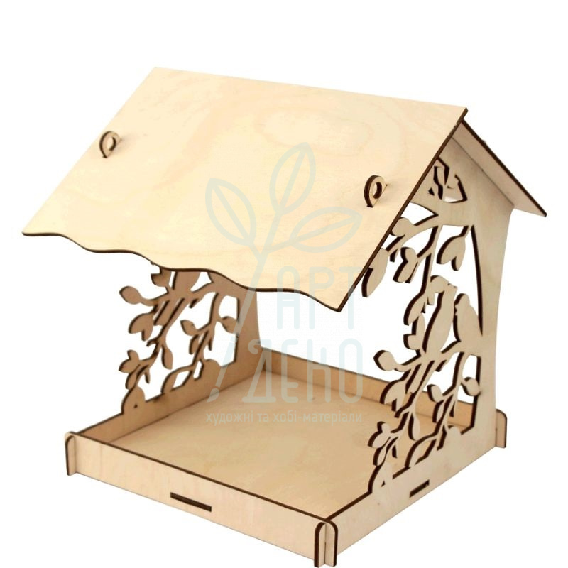 Годівничка 1, фанера, 22х20х22,5 см, Rosa