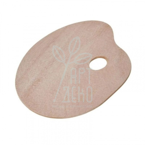 Палітра дерев'яна, овальна, 20х30 см, Art Nation