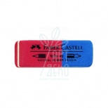 Гумка комбінована 7070-40 Latex-Free, прямокутна, 50х18х8 мм, червоно-синя, Faber-Castell