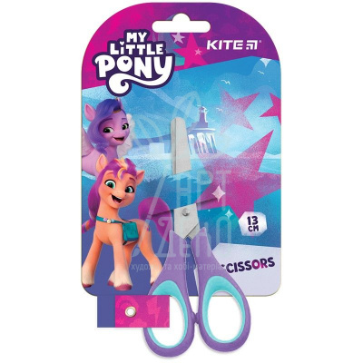 Ножиці дитячі з гумовими ручками My Little Pony, 13 см, Kite