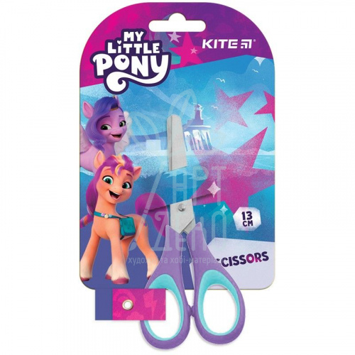 Ножиці дитячі з гумовими ручками My Little Pony, 13 см, Kite