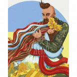 Набір для розпису за номерами Люди "Не бійся, ти під захистом", 40х50 см, Ідейка