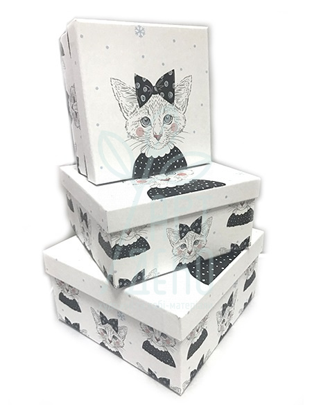 Коробка подарункова "Киця", Україна