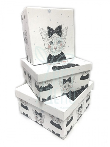 Коробка подарункова "Киця", Україна