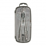 Циркуль Compass Brass School, 460 мм, в футлярі, Faber-Castell
