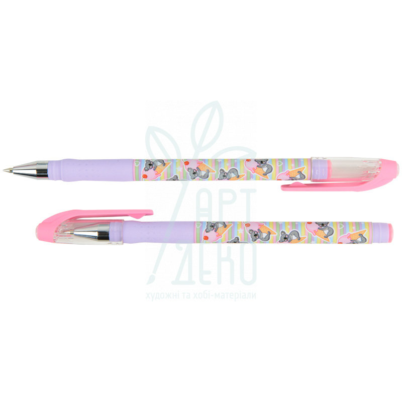 Ручка кулькова Koala & ice cream, 0,5 мм, синя, Axent