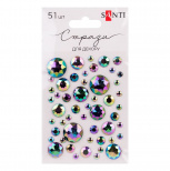 Набір страз самоклеючих "Chameleon" max, 51 шт, Santi