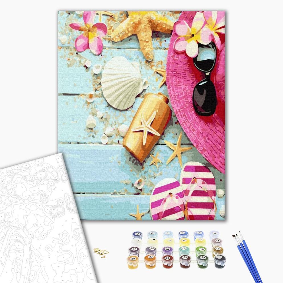 Набір для розпису за номерами "Морський флетлей", 40х50 см, Україна